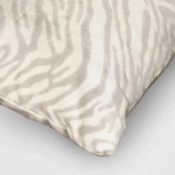 Velvet Jacquard Zebra Lumbar Throw Pillow - Threshold™ -Threshold GUEST 4e0909c6 5960 4917 9d53 b5ab55a3111d