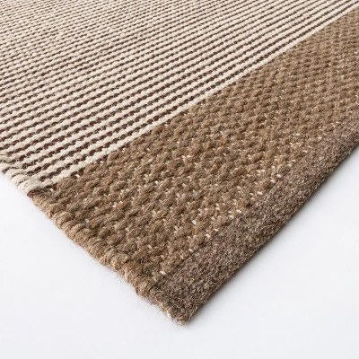 Hillside Hand Woven Wool/Cotton Area Rug Brown - Threshold™ Designed With Studio McGee 4 Hillside Hand Woven Wool/Cotton Area Rug Brown - Threshold™ Designed With Studio McGee - Image 2