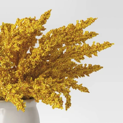 Goldenrod Artificial Plant Arrangement In Ceramic Pot - Threshold™ 4 Goldenrod Artificial Plant Arrangement In Ceramic Pot - Threshold™ - Image 2