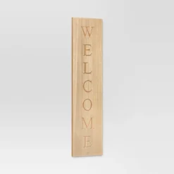 40"x10" Reversible Wood Leaner - Threshold™: Farmhouse Style MDF Vertical Decor With Rustic Quote Adage Saying 7 40"x10" Reversible Wood Leaner - Threshold™: Farmhouse Style MDF Vertical Decor With Rustic Quote Adage Saying -Threshold GUEST 4fe69c4a c129 4178 9037 c1eadcf3bf89