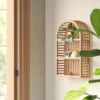 12" X 20" Wood And Rattan Wall Shelf Natural - Threshold™ 1 12" X 20" Wood And Rattan Wall Shelf Natural - Threshold™ -Threshold GUEST 52ac6ab3 4d62 461e 98e2 6811aa2c20e0