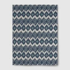Ikat Outdoor Rug Blue - Threshold 15 Ikat Outdoor Rug Blue - Threshold -Threshold GUEST 53e27868 ec29 44a9 b115 063433caf84c