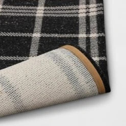 2'x3' Indoor/Outdoor Woven Tapestry Rug Black - Threshold™ 7 2'x3' Indoor/Outdoor Woven Tapestry Rug Black - Threshold™ -Threshold GUEST 54629686 3e3f 4e53 b498 53ba8d4eeb8d