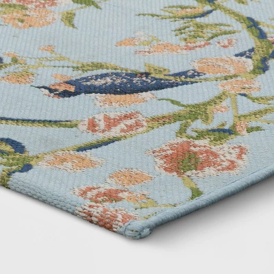 Outdoor Rug Singing Birds - Threshold™ 4 Outdoor Rug Singing Birds - Threshold™ - Image 2