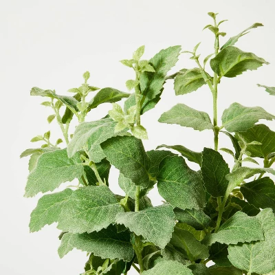 Artificial Potted Mint Leaf - Threshold™ Designed With Studio McGee 4 Artificial Potted Mint Leaf - Threshold™ Designed With Studio McGee - Image 2