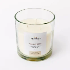Clear Glass Masala Rose Candle White - Threshold™ Designed With Studio McGee 12 Clear Glass Masala Rose Candle White - Threshold™ Designed With Studio McGee -Threshold GUEST 6158848c d4f8 4efe 93c4 8a58a533ee09