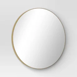 28" Round Infinity Circle Mirror Brass - Threshold™ 6 28" Round Infinity Circle Mirror Brass - Threshold™ -Threshold GUEST 657b8dca 2610 403d a3e9 41c02c5bba99