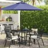 9'x9' Market Solar Patio Umbrella - Black Pole - Threshold™ 1 9'x9' Market Solar Patio Umbrella - Black Pole - Threshold™ -Threshold GUEST 6c9294df 5383 4e8f a9e2 4c99c6b844ab 1