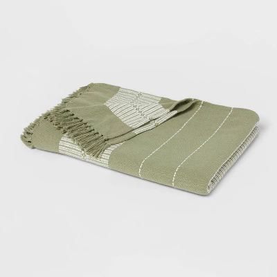 Global Fringed Oversized Throw Blanket - Threshold™ 6 Global Fringed Oversized Throw Blanket - Threshold™ - Image 4