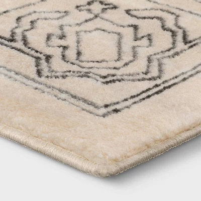 Plush Persian Style Area Rug Cream - Threshold™ 5 Plush Persian Style Area Rug Cream - Threshold™ - Image 3
