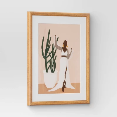 16" X 20" Beauty By Stormy Nesbit Glass/Wood Framed Wall Poster With Mat - Threshold™ 4 16" X 20" Beauty By Stormy Nesbit Glass/Wood Framed Wall Poster With Mat - Threshold™ - Image 2