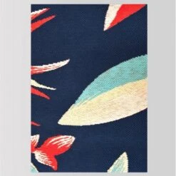 5' X 7' Jungle Tropical Outdoor Rug Navy/Coral - Threshold™ 7 5' X 7' Jungle Tropical Outdoor Rug Navy/Coral - Threshold™ -Threshold GUEST 7504d37b a6b2 402e 8836 54b6acd0fb0e