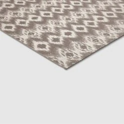 Ikat Outdoor Rug Taupe - Threshold