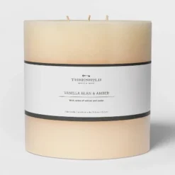 Pillar Vanilla Bean And Amber Candle - Threshold™ 10 Pillar Vanilla Bean And Amber Candle - Threshold™ -Threshold GUEST 768825da eabe 4580 a273 79dad14697f6