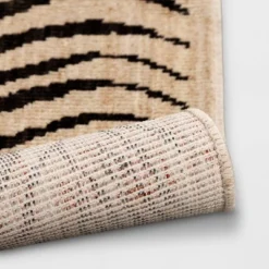 Washable Woven Zebra Accent Rug Black/Tan - Threshold™ 7 Washable Woven Zebra Accent Rug Black/Tan - Threshold™ -Threshold GUEST 775be3fb 8a31 4aca 85e7 b4e1673b3c76
