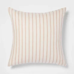 Oversized Cotton Striped Square Throw Pillow - Threshold™ -Threshold GUEST 77e1905c c1c4 4526 a8d1 31176f98a870