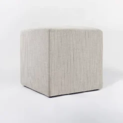 Lynwood Square Upholstered Cube - Threshold™ Designed With Studio McGee -Threshold GUEST 78a76f77 98cf 4eb2 bce3 115b2e8a33ea