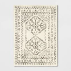 Distressed Persian Accent Rug Cream - Threshold™ -Threshold GUEST 7a88dcbc 8ae5 4835 ab6c 27654fa3e0c1