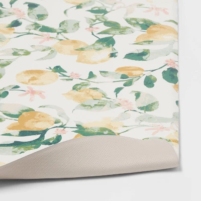 20" X 60" Lemons Printed Comfort Runner - Threshold™ 5 20" X 60" Lemons Printed Comfort Runner - Threshold™ - Image 3