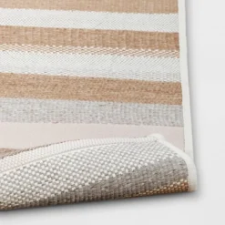 5' X 7' Stripe Tapestry Outdoor Rug Khaki/Gray - Threshold™ 7 5' X 7' Stripe Tapestry Outdoor Rug Khaki/Gray - Threshold™ -Threshold GUEST 7db8e7d0 5fb0 4c2d 90b4 7d3f8ed24480