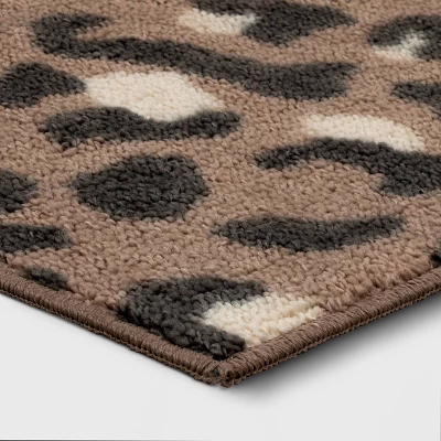 Leopard Area Rug Brown - Threshold™ 4 Leopard Area Rug Brown - Threshold™ - Image 2