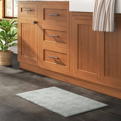 1'5"x2'6" Rareta Lines Comfort Mat - Threshold™: Skid-Resistant Indoor Kitchen Floor Mat, Abstract Pattern, Tan 3 1'5"x2'6" Rareta Lines Comfort Mat - Threshold™: Skid-Resistant Indoor Kitchen Floor Mat, Abstract Pattern, Tan