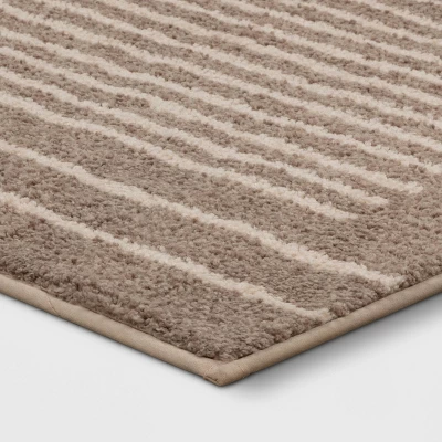 2'6"x4' Washable Knitted Stripe Accent Rug - Threshold™ 4 2'6"x4' Washable Knitted Stripe Accent Rug - Threshold™ - Image 2