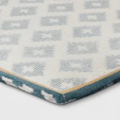 2'x3' Diamond Woven Scatter Accent Rug Blue - Threshold™ -Threshold GUEST 8395e587 7d82 4a8e 8237 72a04016a2c9