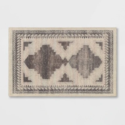 Cromwell Washable Printed Persian Style Rug Tan - Threshold™ 8 Cromwell Washable Printed Persian Style Rug Tan - Threshold™ - Image 6