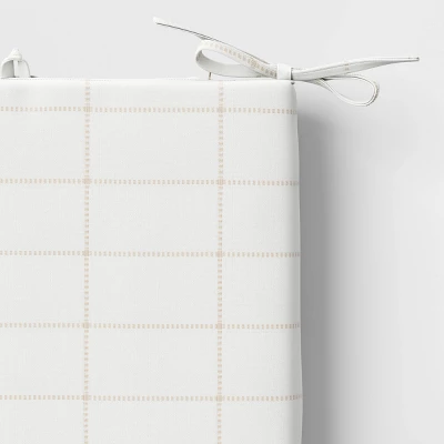 Woven Grid Outdoor Seat Cushion - Threshold™ 5 Woven Grid Outdoor Seat Cushion - Threshold™ - Image 3