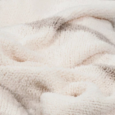 Cozy Feathery Knit Border Striped Throw Blanket - Threshold™ 6 Cozy Feathery Knit Border Striped Throw Blanket - Threshold™ - Image 4