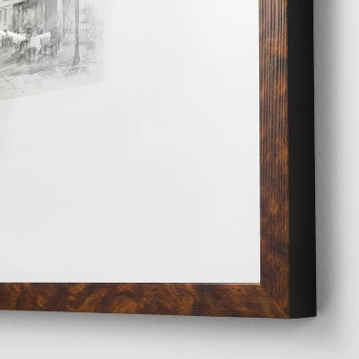 20"x20" Black And White Landscape Wall Art - Threshold™ Designed With Studio McGee 4 20"x20" Black And White Landscape Wall Art - Threshold™ Designed With Studio McGee - Image 2