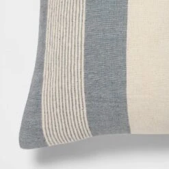 Oversized Oblong Woven Stripe Throw Pillow Gray - Threshold™ -Threshold GUEST 94e0c952 f10d 405d 8d25 ba1fc6deffaa