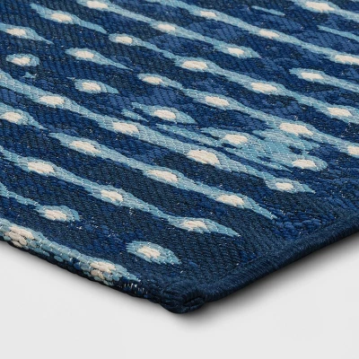 7' X 10' Outdoor Rug Indigo Dye - Threshold™ 3 7' X 10' Outdoor Rug Indigo Dye - Threshold™