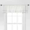 1pc 54"x15" Light Filtering Stripe Border Window Valance Cream/Gray - Threshold™ 1 1pc 54"x15" Light Filtering Stripe Border Window Valance Cream/Gray - Threshold™ -Threshold GUEST 987b0254 8717 49d4 84f9 37f60a8277c7