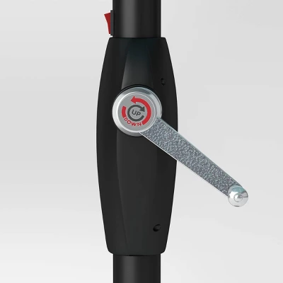 9' Round Solar Outdoor Patio Market Umbrella Turquoise - Threshold™ 6 9' Round Solar Outdoor Patio Market Umbrella Turquoise - Threshold™ - Image 4