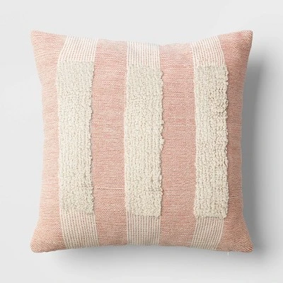 Textural Woven Striped Square Throw Pillow - Threshold™ 7 Textural Woven Striped Square Throw Pillow - Threshold™ - Image 5