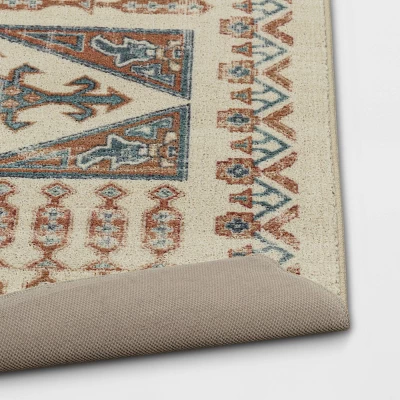 Albany Double Diamond Center Medallion Persian Style Rug - Threshold™ 5 Albany Double Diamond Center Medallion Persian Style Rug - Threshold™ - Image 3