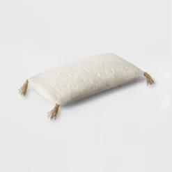 Oversize Woven Jacquard Lumbar Throw Pillow With Tassels - Threshold™ -Threshold GUEST a2713fcb 3e81 4cdf ae34 65a1c679a934