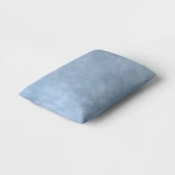 Oversize Washed Cotton Velvet Lumbar Throw Pillow Light Blue - Threshold™: Indoor Decorative Cushion, Hidden Zipper, Polyester Fill -Threshold GUEST a47ad980 18c9 4ab0 bebe 2c4c24fb7594
