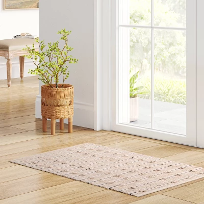 Woven Striped Flatweave Rug Black/Cream - Threshold™ 3 Woven Striped Flatweave Rug Black/Cream - Threshold™