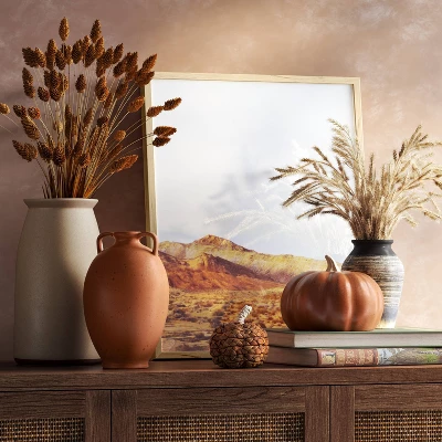 Grass Arrangement In Ceramic Pot Black - Threshold™ 3 Grass Arrangement In Ceramic Pot Black - Threshold™