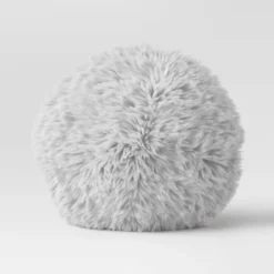 Long Faux Fur Round Throw Pillow - Threshold™ 10 Long Faux Fur Round Throw Pillow - Threshold™ -Threshold GUEST ab414e04 7622 4296 b4cc c7d55cccba27