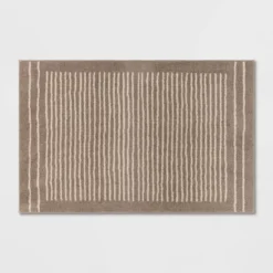 2'6"x4' Washable Knitted Stripe Accent Rug - Threshold™ 11 2'6"x4' Washable Knitted Stripe Accent Rug - Threshold™ -Threshold GUEST aef6cd95 a564 4f19 8b4e 204de8b7e707
