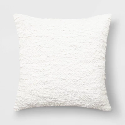 Woven Cotton Textured Square Throw Pillow - Threshold™ 8 Woven Cotton Textured Square Throw Pillow - Threshold™ - Image 6