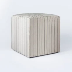 Lynwood Square Upholstered Cube - Threshold™ Designed With Studio McGee -Threshold GUEST b4c05613 02fb 4836 9f47 a7512f9a187c