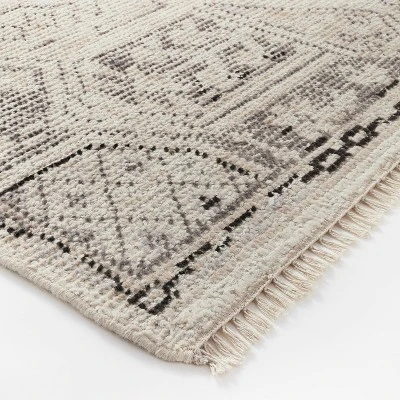 Knolls Authentic Hand Knotted Distressed Persian Style Rug - Threshold™ Designed With Studio McGee 4 Knolls Authentic Hand Knotted Distressed Persian Style Rug - Threshold™ Designed With Studio McGee - Image 2