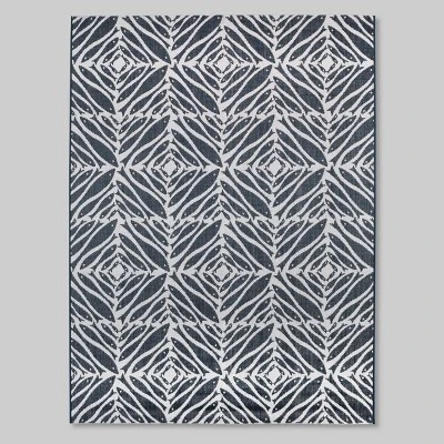 Minnows Outdoor Rug Navy - Threshold 5 Minnows Outdoor Rug Navy - Threshold - Image 3
