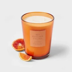 Colored Vase Glass With Dustcover Mandarin & Guava Candle Orange - Threshold™ 10 Colored Vase Glass With Dustcover Mandarin & Guava Candle Orange - Threshold™ -Threshold GUEST ba6b3c8a 08ba 4af5 878e d7701dfb24ec