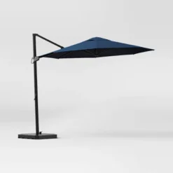 10' Round Solid Offset Outdoor Patio Cantilever Umbrella With Black Pole - Threshold™ -Threshold GUEST bcce3db4 700e 4015 9ccc a187d4eeb6c2